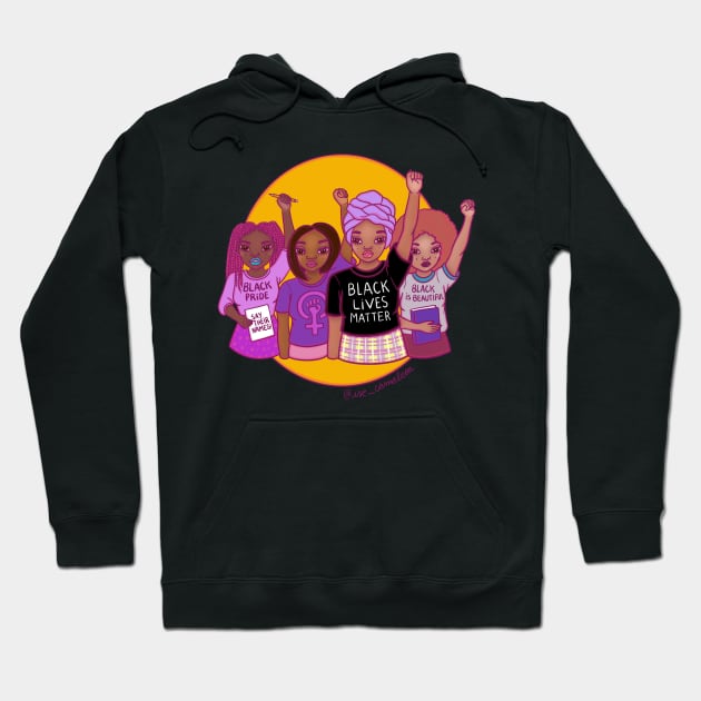 Black Lives Matter Hoodie by @isedrawing